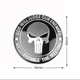Наклейки для колпачков с логотипом PUNISHER каратель 56 мм череп - изображение 5