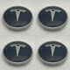 Колпачки заглушки TESLA тесла 60 мм 56 мм серые заглушки в диски - изображение 1