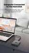 Адаптер OTG USB (тато) — Type-C (мама) — перехідник USB на USB-C для смартфона, планшета та ПК QC-069 - зображення 3