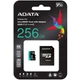 Карта памяти ADATA 256GB microSD class 10 UHS-I U3 V30 A2 Premier Pro SD 6.0 (AUSDX256GUI3V30SA2-RA1) - изображение 4