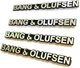 Шильдки емблеми наклейки bang&olufsen 50 mm 5 mm 4 штуки - зображення 1