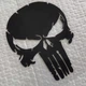 Наклейка Punisher карач череп пунішер чорна skull 10 см - зображення 5