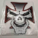 Наклейка Punisher карач череп пунішер чорна skull скилет 190 мм 150 мм вінілова на автомобіль - зображення 3