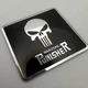 Наклейка на авто Punisher картель череп табличка пунішер - зображення 1