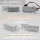 LED подсветка ног салона багажника бардачка skoda AUDI Ауди Porsche порше VW Volkswagen фольцваген seat шкода синяя - изображение 6