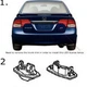Honda підсвітка LED номерного знака Хонда Acura Odyssey Civic Pilot - зображення 5