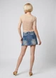 Женская винтажная джинсовая юбка мини No brand DKNY-03-675 42 Синий - изображение 8