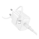 Мережевий Зарядний Пристрій Borofone BA84A 1USB-C PD/QC 30W+Type-C to Lightning Бiлий - зображення 1
