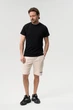 Мужские хлопковые шорты молочный BASE SHORTS Lactic в стиле Casual - изображение 3