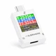 USB Type-C тестер ATORCH BRIHERE B10 600W 6A(12А) — цифровий вимірювач напруги, струму та потужності 4.5-50V, USB амперметр, вольтметр, тестер зарядки смартфона, Білий - изображение 1