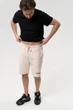 Мужские хлопковые шорты молочный BASE SHORTS Lactic в стиле Casual - изображение 7