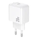 Мережевий Зарядний Пристрій Borofone BAS43A 1USB-C PD/QC 20W Бiлий - зображення 4