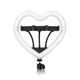 Лампа RGB JM33-13 33cm (Heart Style) Чорний - зображення 4