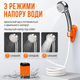 Портативный туристический душ 7500 mAh автономный походный с насосом на аккумуляторе для дачи и туризма - изображение 9