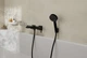 Змішувач hansgrohe Tecturis E для ванни, чорний матовий 73420670 - зображення 2