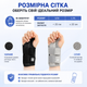 Фіксатор бандаж на зап’ястя для правої руки, розмір S/M, чорний, з фіксацією та вставками - зображення 2