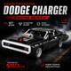 Конструктор 1077 деталей «Racing Series» Машина Домініка Торетто — Dodge Charger чорна у стилі лего - зображення 1