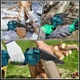 Аккумуляторная мини цепная пила 6" с 2 аккумуляторами 21V мощность двигателя 850 Вт для обрезки деревьев и распила дров - изображение 6