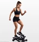Степпер поворотный EasyFit Pace-B с эспандерами,домающийся мини степпер, тренажер Twist Stepper (EF-0561-BK) - изображение 4