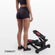 Степпер поворотный EasyFit Pace-B с эспандерами,домающийся мини степпер, тренажер Twist Stepper (EF-0561-BK) - изображение 7