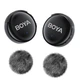 Петличный микрофон 2 шт BOYA Boyalink 3-03 2025 (Type-C+Lightning+3,5 mm mini jack) для iPhone/ Android/видеокамеры, беспроводной (77750053) - изображение 1
