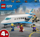 Zestaw klocków LEGO City Samolot pasażerski 118 elementów (60492) - obraz 1