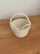 Дитячий кошик з вушками Angioletto Orecchie, 12×7 см, айворі - зображення 2