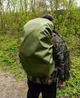 Накидка на рюкзак 70-75л чохол від дощу для рюкзака (зелений) олива - зображення 1