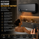 Керамический настенный обогреватель BLACK+DECKER BXWSH2000E: 2000 Вт, для ванной IPX2, недельный таймер, пульт, Черный - изображение 1