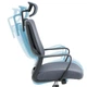 Офисное кресло OfficePro Harmony OC310-B-G-G - изображение 2