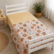 Простынь MirSon Полуторная 150х220 см 22-1474 Boho Little Lion Сатин (2200013354772) - изображение 1