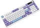 Бездротова Механічна Ігрова Клавіатура Ajazz AK980 V2 Purple з TFT-екраном, 2.4G/Bluetooth/Кабель - изображение 4