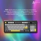 Бездротова Механічна Ігрова Клавіатура Ajazz AK980 V2 Grey з TFT-екраном, 2.4G/Bluetooth/Кабель - изображение 14