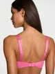 Комплект Victoria's Secret Very Sexy Lightly Lined Demi Shine Strap Bra Rose Garden Pink,без push-up+Trong Panty,Рожевий,75B-S - изображение 4