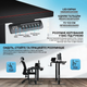 Игровой компьютерный стол для геймера Fantech DW114 с регулировкой высоты электрическим приводом режимом памяти и RGB подсветкой - изображение 6