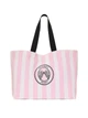 Махрова сумка Victoria's Secret Angel Essentials Terry Tote Bag Рожева Смужка - зображення 1