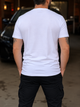 Футболка Daniel Jones мужская хлопковая с крупным streetwear-принтом,L,Белый - изображение 3
