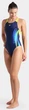 Купальник закритий для жінок Arena BREATH SWIMSUIT V BACK LB Чорний 36 (008330-760-36) - зображення 6