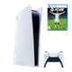Набор Консоль Sony PlayStation 5 Blu-ray 825GB White Б/У + Геймпад Беспроводной DualSense + Игра EA Sports FC 25 Русская Озвучка - изображение 1