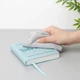 Планер на кожен день To do List — блокнот-щоденник для планування з екошкіри блакитний - изображение 6