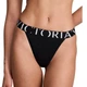 Трусики Victoria’s Secret Exploded Logo Cotton 90s Brief Panty M Черные - изображение 2