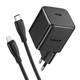 Сетевое зарядное устройство Baseus Palm Fast Charger Type-C 20W with Cable Type-C to Lightning E0116401 Black - изображение 2