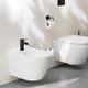Змішувач для гігієнічного душу GROHE QuickFix Dice на біде одноважільний чорний латунь з донним клапаном 1018772430 - зображення 2