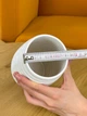 Ваза для цветов и декора глиняная (керамическая) Улей 20 см Белый - изображение 10