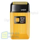 Электробритва VGR V-357 шейвер GOLD двойное лезвие 2 насадки выдвижной триммер IPX6 LED display - изображение 9