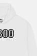 Худі оверсайз з вишивкою Taboo White 3XL - зображення 2