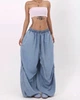 Unisex baggy джинси / Блакитний one-size - зображення 1