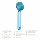 Ультразвуковая щетка для всего тела GESKE Sonic Full-Body Brush & Intensive Exfoliator 8в1 аквамариновая - изображение 3