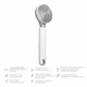 Ультразвуковая щетка для всего тела GESKE Sonic Full-Body Brush & Intensive Exfoliator 8в1 белая - изображение 3