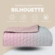 Покривало IDEIA "Silhouette" 240х260 см (двостороннє), Пудра 000035951 - изображение 3